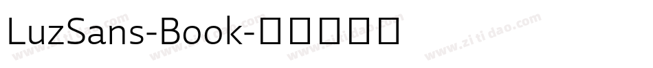 LuzSans-Book字体转换