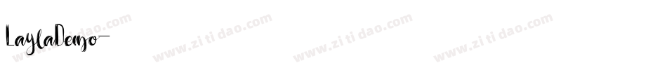 LaylaDemo字体转换