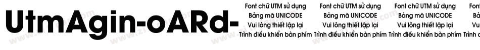 UtmAgin-oARd字体转换