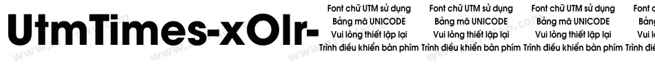 UtmTimes-xOlr字体转换