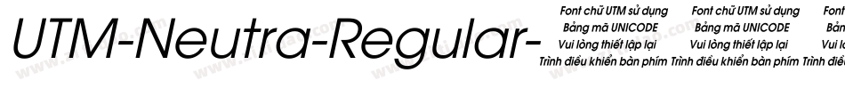 UTM-Neutra-Regular字体转换