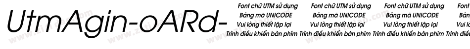 UtmAgin-oARd字体转换