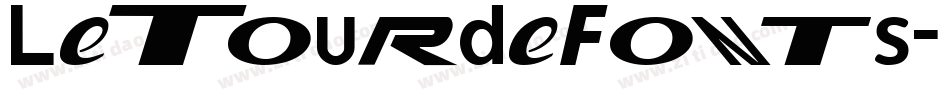 LeTourDeFonts-5Y9V字体转换