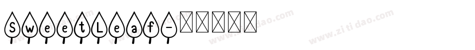SweetLeaf字体转换