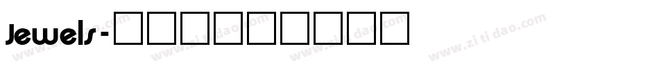 Jewels字体转换
