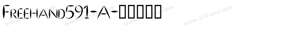 Freehand591-A字体转换