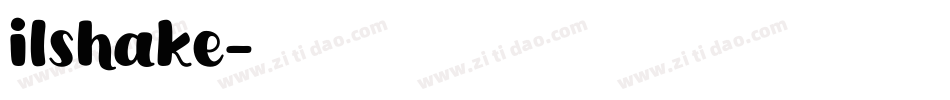 ilshake字体转换