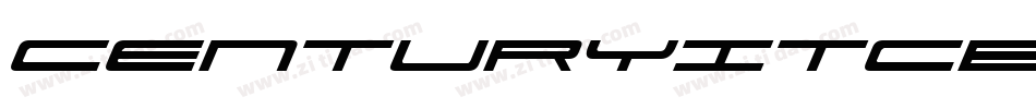 CenturyITCBQ-UltraItalic字体转换