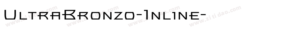 UltraBronzo-Inline字体转换