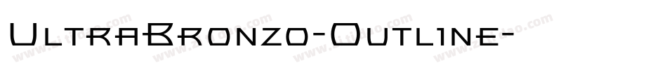 UltraBronzo-Outline字体转换
