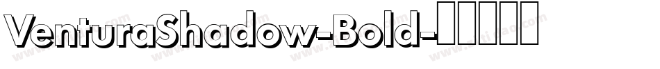 VenturaShadow-Bold字体转换