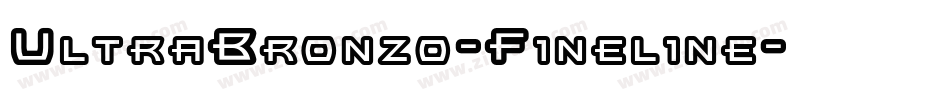 UltraBronzo-Fineline字体转换