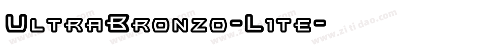 UltraBronzo-Lite字体转换