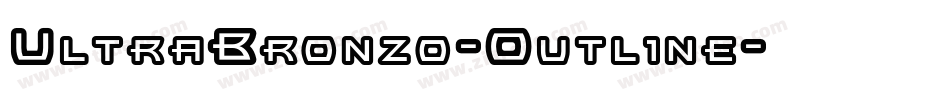 UltraBronzo-Outline字体转换