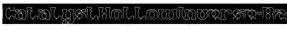 CatalystHollowInverse-RzdM字体转换