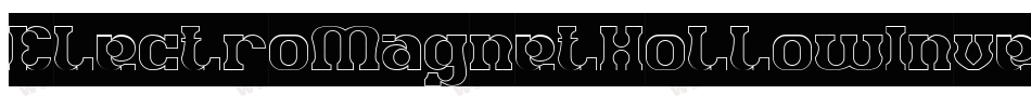 ElectroMagnetHollowInverse-JzYx字体转换