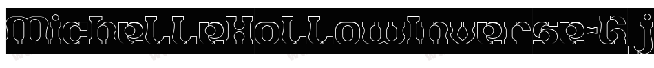 MichelleHollowInverse-GjYA字体转换