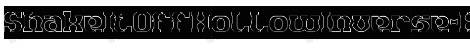 ShakeItOffHollowInverse-ByqG字体转换 ShakeItOffHollowInverse-ByqG字体转换