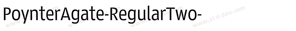 PoynterAgate-RegularTwo字体转换
