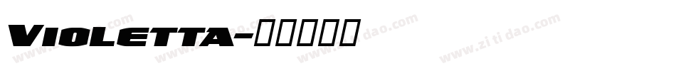 Violetta字体转换