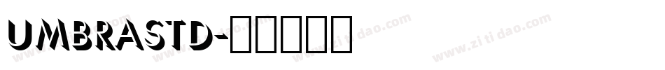 UmbraStd字体转换