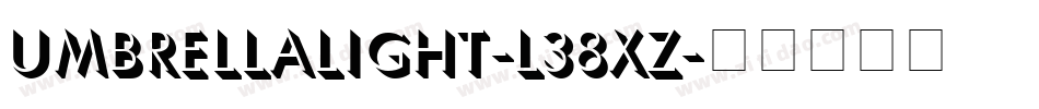 UmbrellaLight-L38XZ字体转换