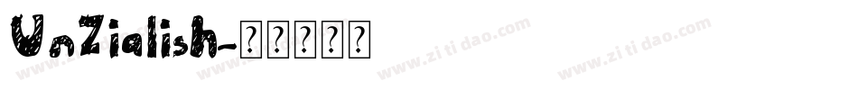 UnZialish字体转换