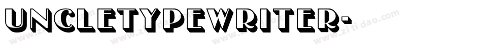 uncletypewriter字体转换