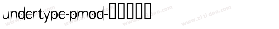 UnderType-pmOD字体转换