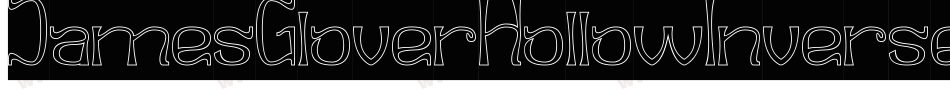 JamesGloverHollowInverse-Mxjv字体转换