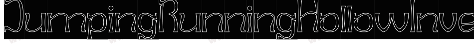 JumpingRunningHollowInverse-OxX6字体转换