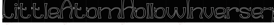 LittleAtomHollowInverse-plXZ字体转换
