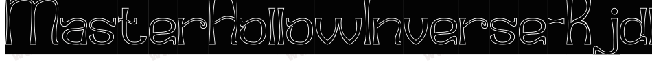 MasterHollowInverse-Kjdl字体转换