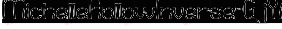 MichelleHollowInverse-GjYA字体转换