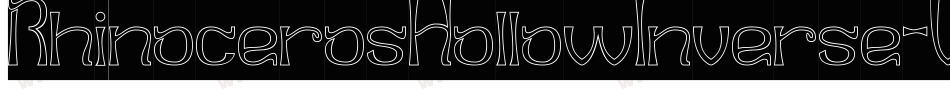 RhinocerosHollowInverse-Wyym9字体转换
