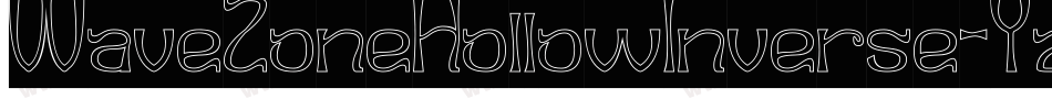 WaveZoneHollowInverse-YzXO8字体转换 WaveZoneHollowInverse-YzXO8字体转换