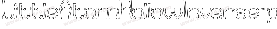 LittleAtomHollowInverse-plXZ字体转换