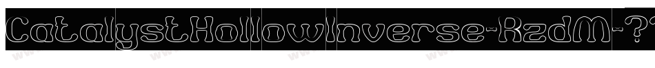 CatalystHollowInverse-RzdM字体转换