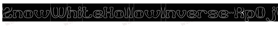 ZnowWhiteHollowInverse-Rp0jV字体转换