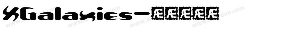 XGalaxies字体转换