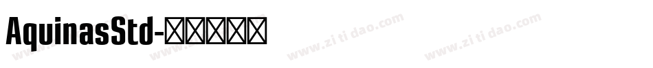 AquinasStd字体转换