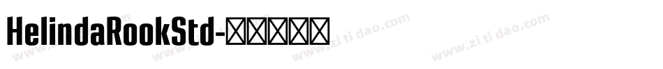 HelindaRookStd字体转换