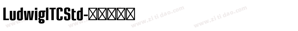 LudwigITCStd字体转换