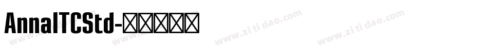 AnnaITCStd字体转换