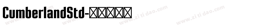 CumberlandStd字体转换