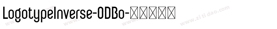 LogotypeInverse-ODBo字体转换
