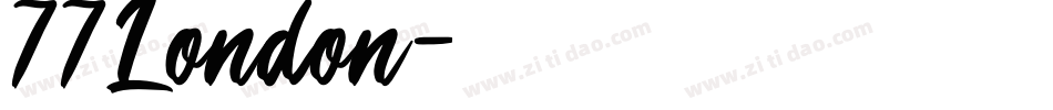 77London字体转换