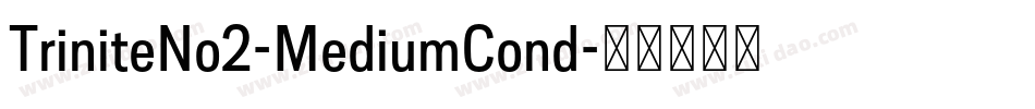 TriniteNo2-MediumCond字体转换