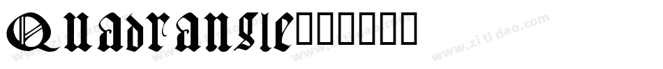 Quadrangle字体转换