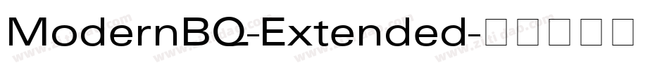 ModernBQ-Extended字体转换